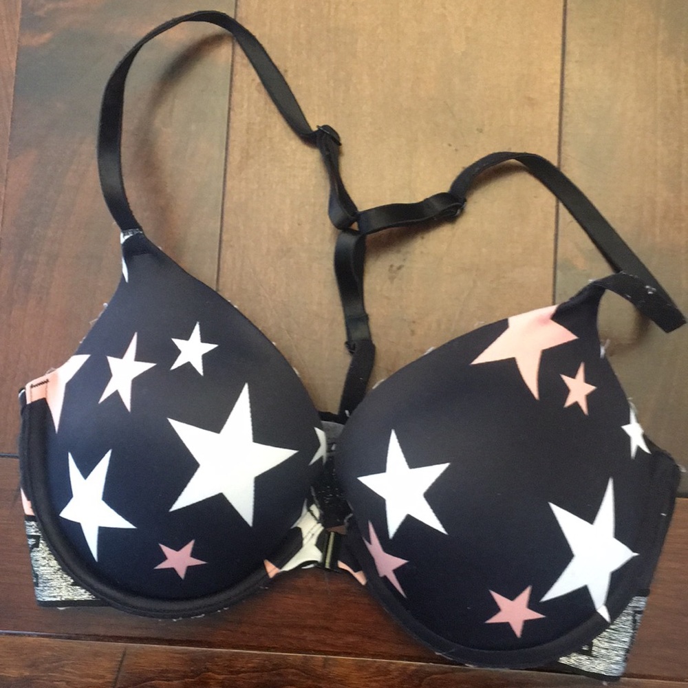 Pink Victoria’s Secret 32D push up bra